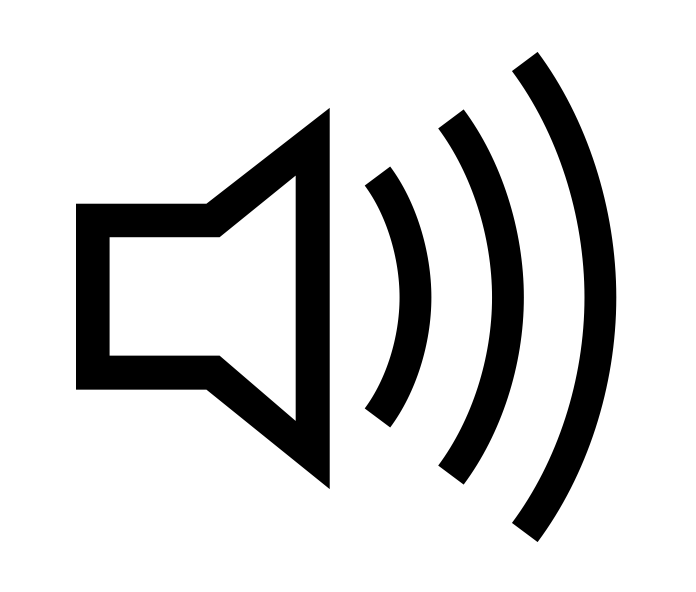 volume symbol icon